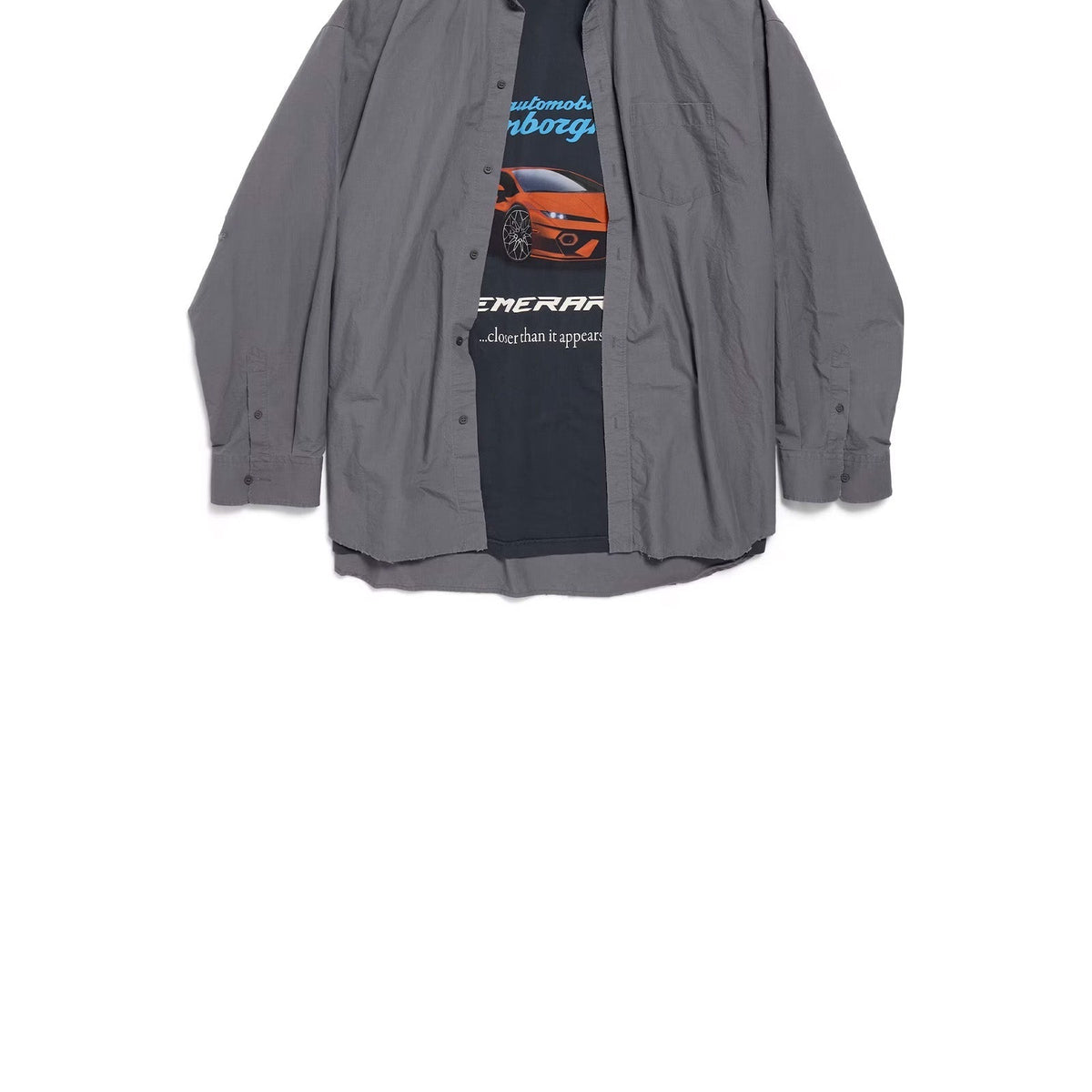 Balenciaga shirts luxury designer piece front view