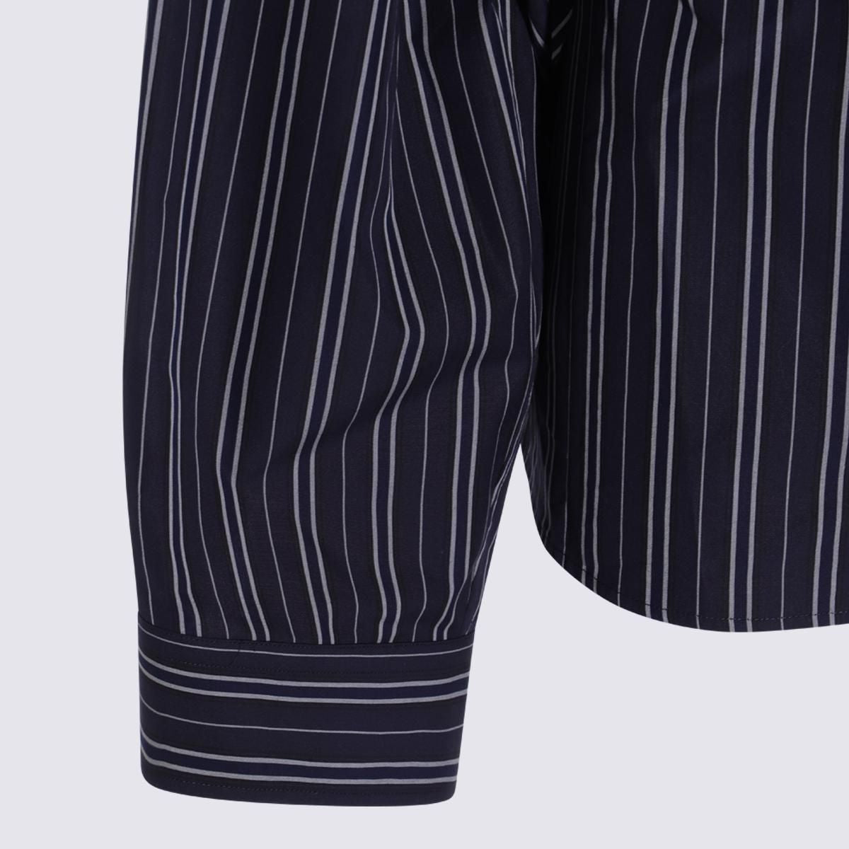Close-up of Balenciaga shirts hardware and fine stitching