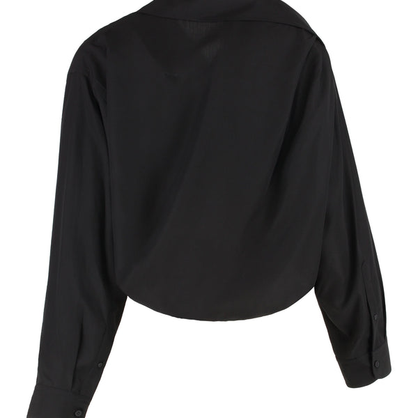 Balenciaga premium t-shirts & tops detail and craftsmanship close-up