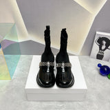 Givenchy Red Ankle Strap Heels - Back View