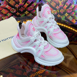 Louis Vuitton Black High-Top Sneakers - Side Profile View