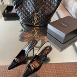 Saint Laurent designer shoes full view