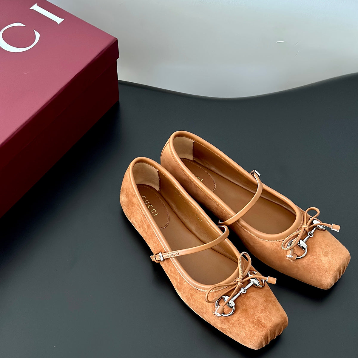 Gucci Shoes- Gucci Ballet Flats Premium Designer Casual Shoes
