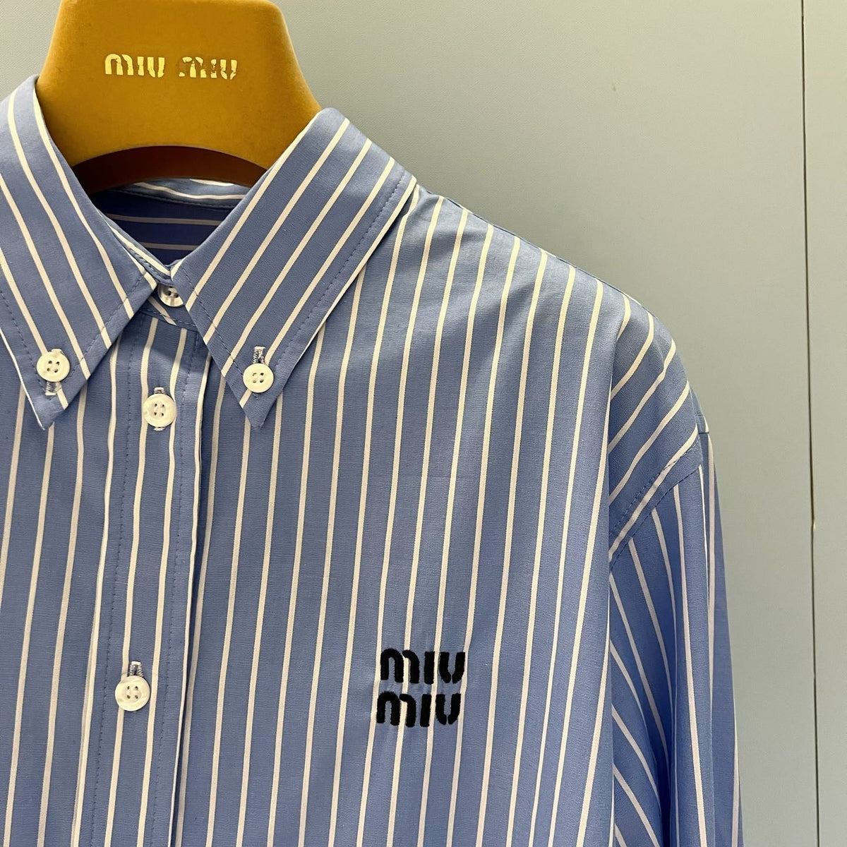 Tops- Miu M Shirt Elegant Everyday Designer Top