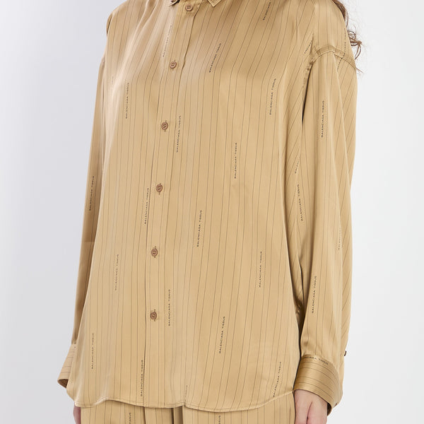 Balenciaga premium shirts detail and craftsmanship close-up