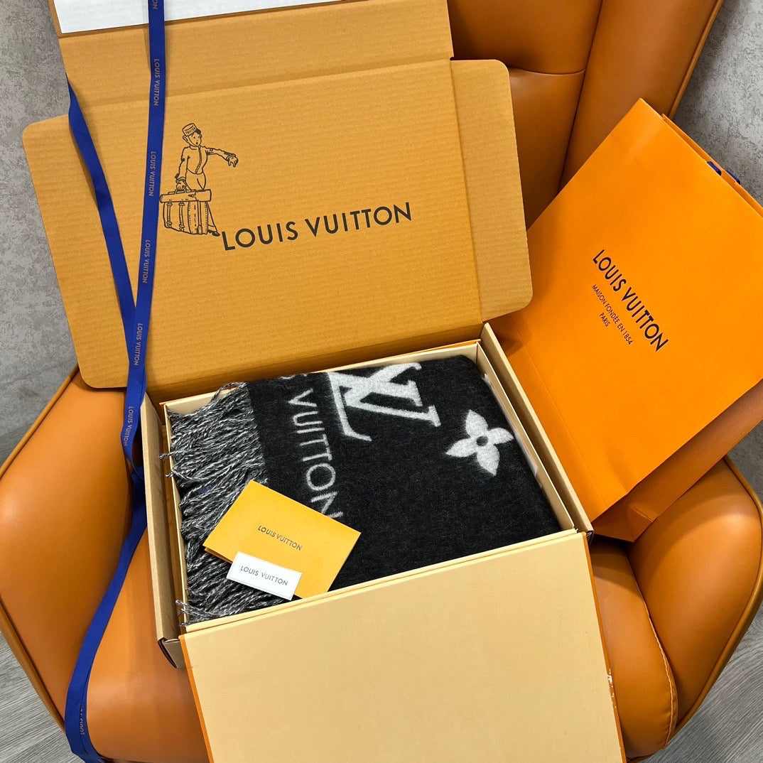 Louis Vuitton Scarves- Louis Vuitton Lou Scarf Elegant Everyday Designer Scarf