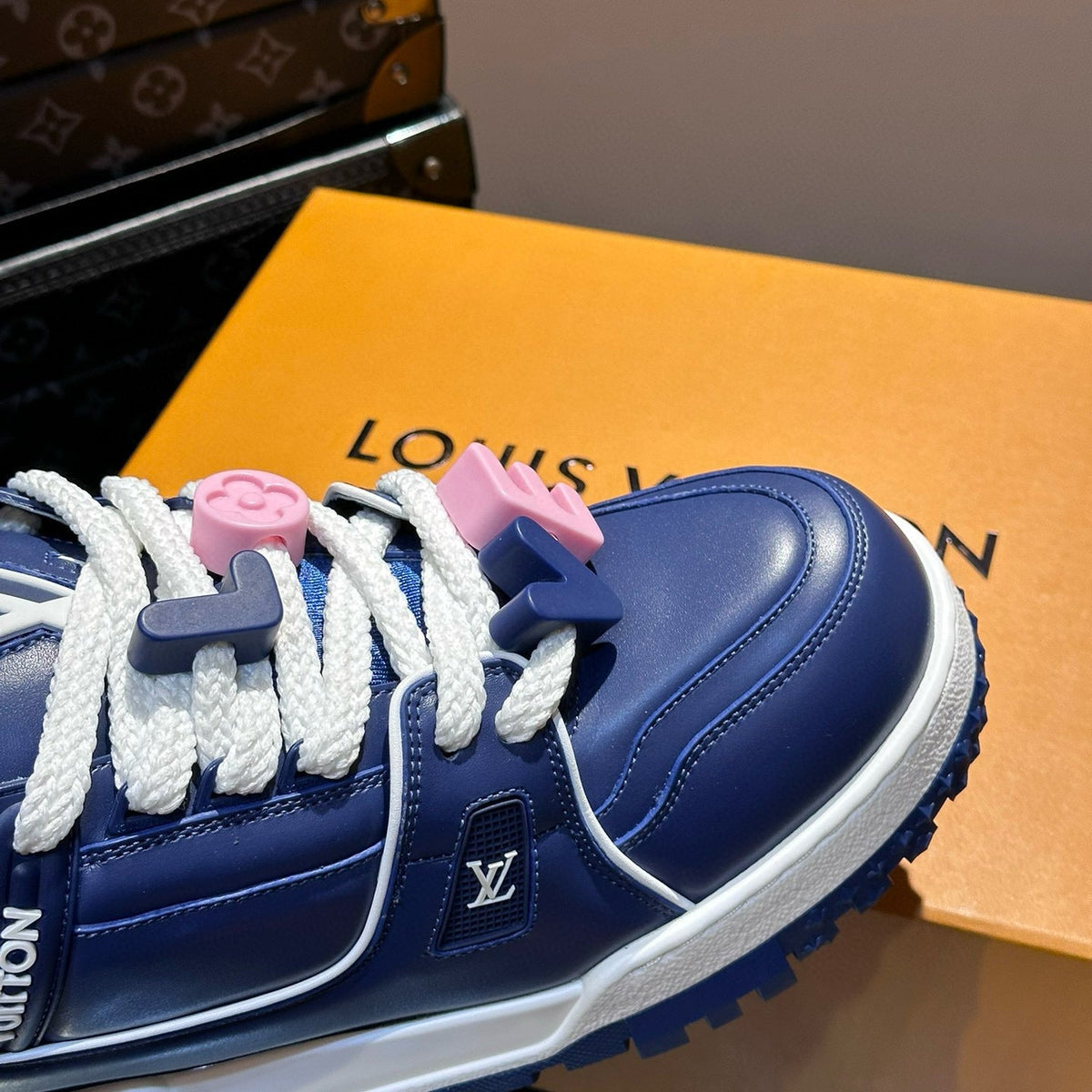 Louis Vuitton Shoes- Louis Vuitton Lou Trainers Premium Designer Casual Shoes