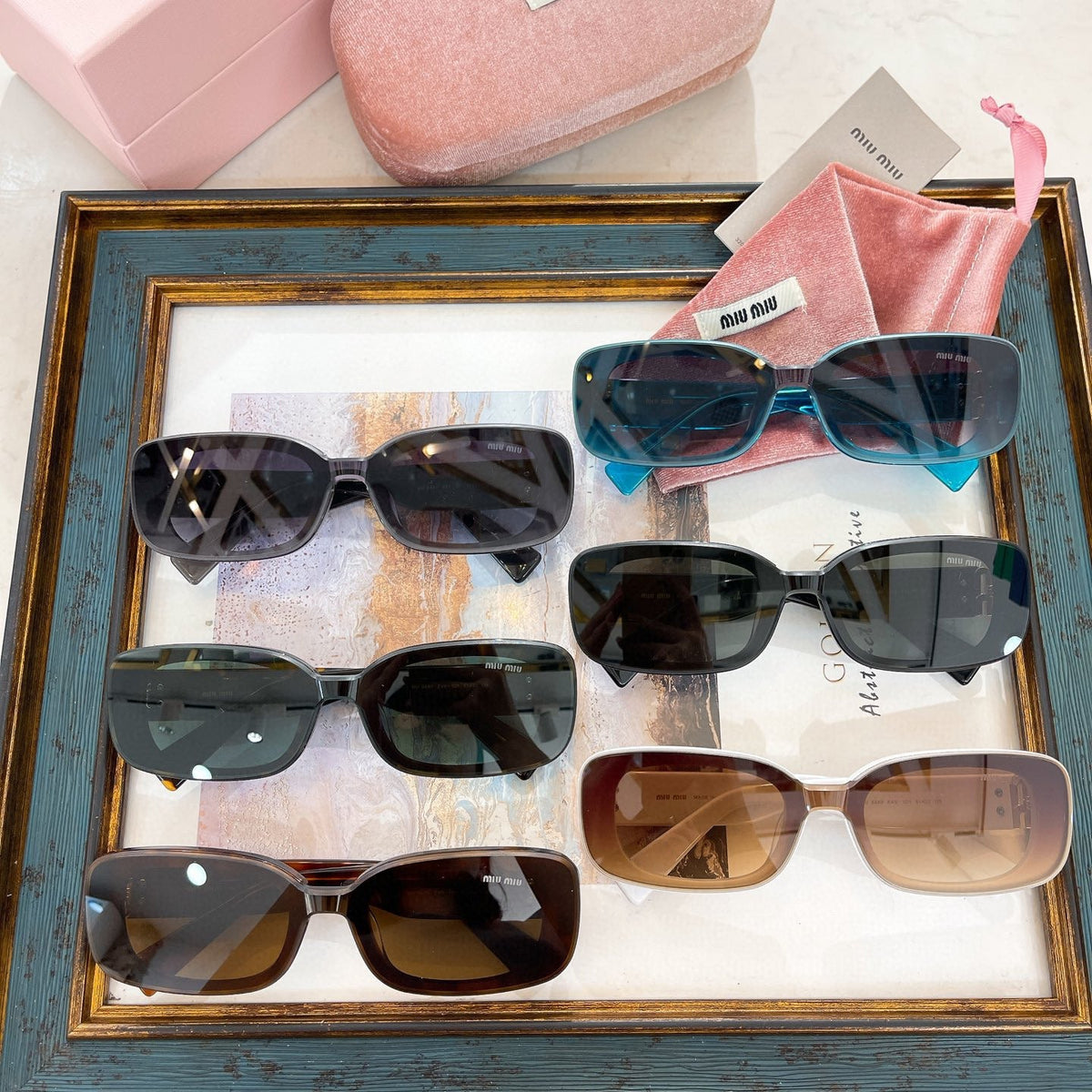 Sunglasses- Miu M Sunglasses Luxury Designer UV Sunglasses