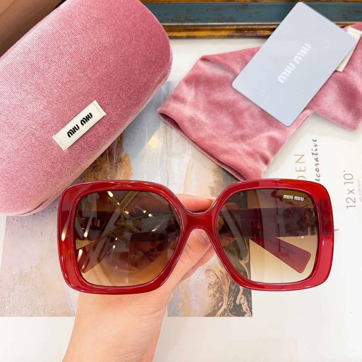Sunglasses- Miu M Sunglasses Luxury Designer UV Sunglasses