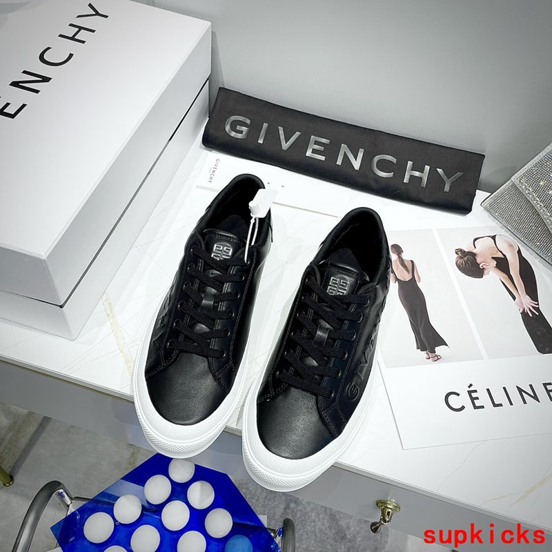 Givenchy shoes Style 062 - front view, classic monogram styling