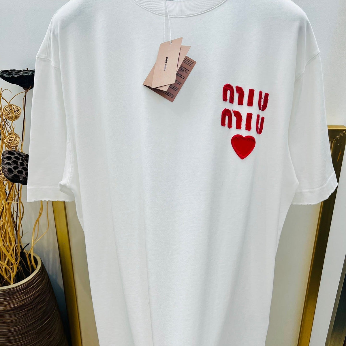 T-Shirts- Miu M T-shirt Nd Casual Everyday Designer Tee