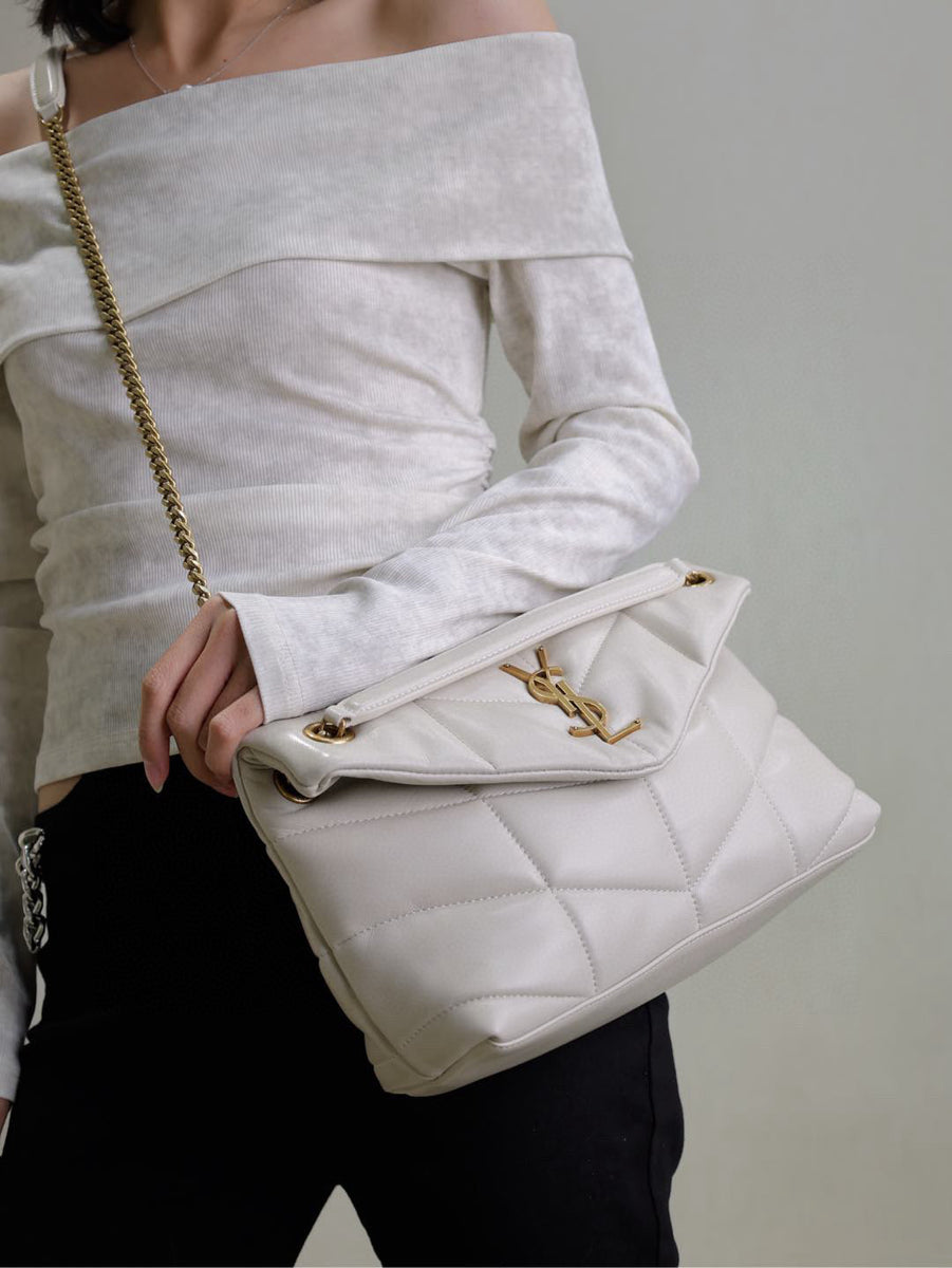 Saint Laurent Bags- Saint Laurent Loulou Puffer Small Bag Premium Designer Shoulder Bag