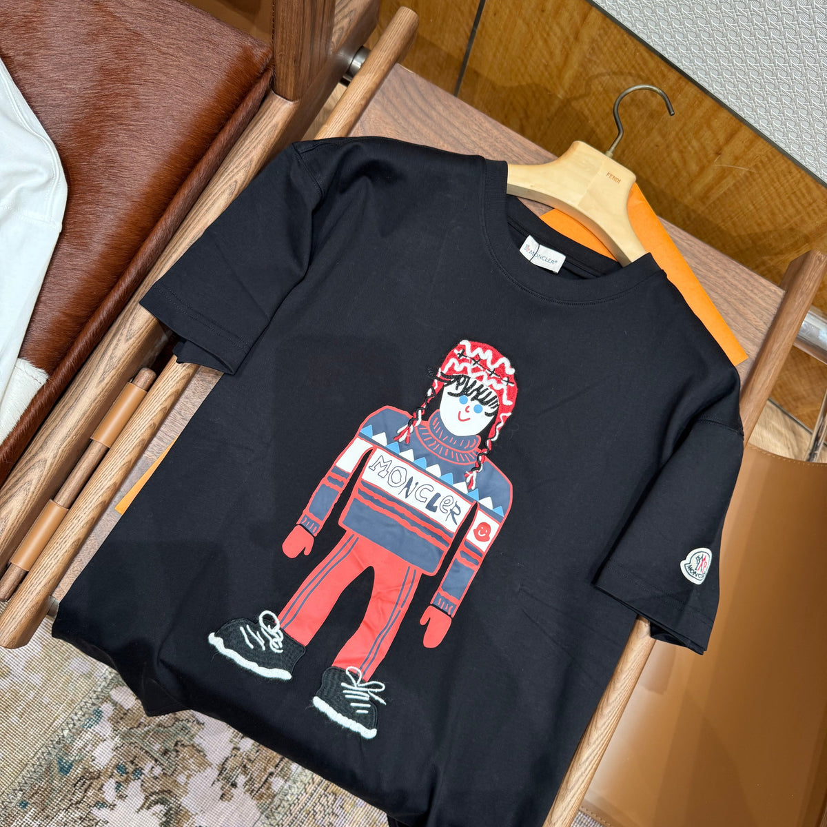 T-Shirts- Monc T-shirt Casual Everyday Designer Tee