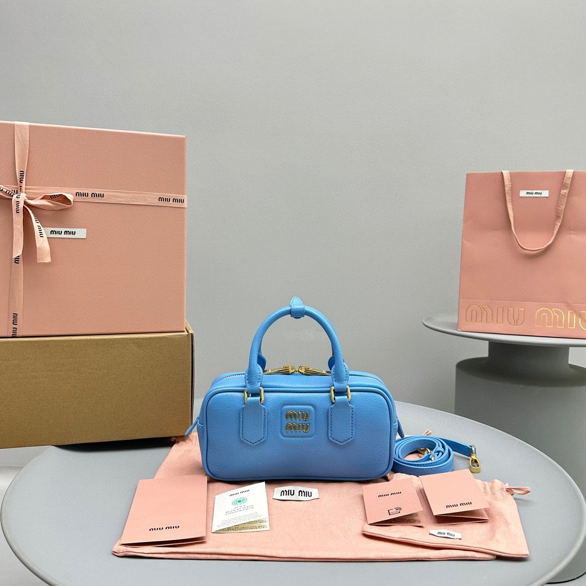 Bags- Miu M Arcadie Bag Elegant Everyday Designer Handbag