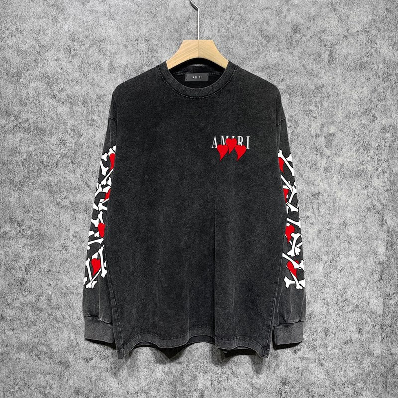 Amiri designer hoodie full view