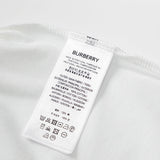 Close-up of Burberry t-shirt craftsmanship