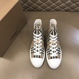 Burberry Red Ankle Strap Heels - Back View