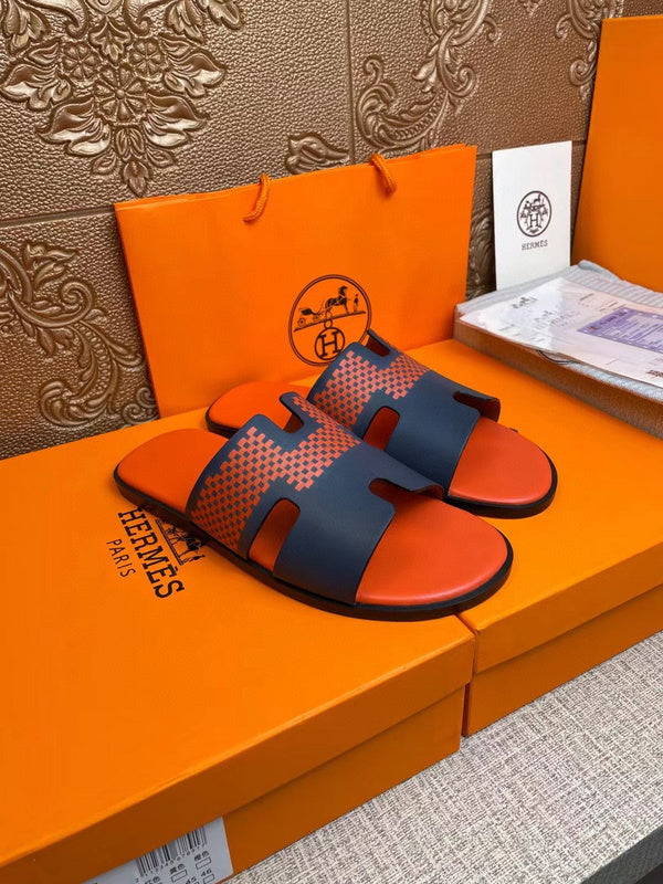 Hermès Red Loafer Flats - Back View