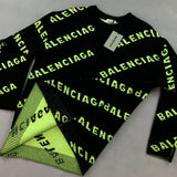Close-up of Balenciaga designer clothing craftsmanship