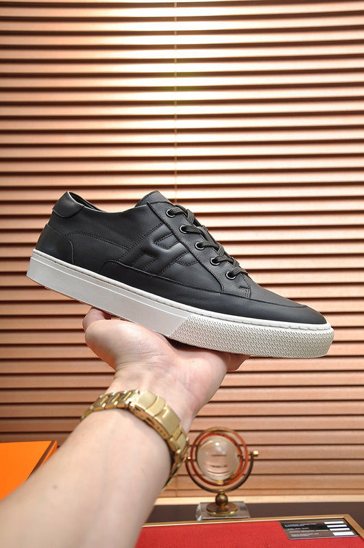 Hermes shoes Style 203 - front view, handcrafted italian detailing