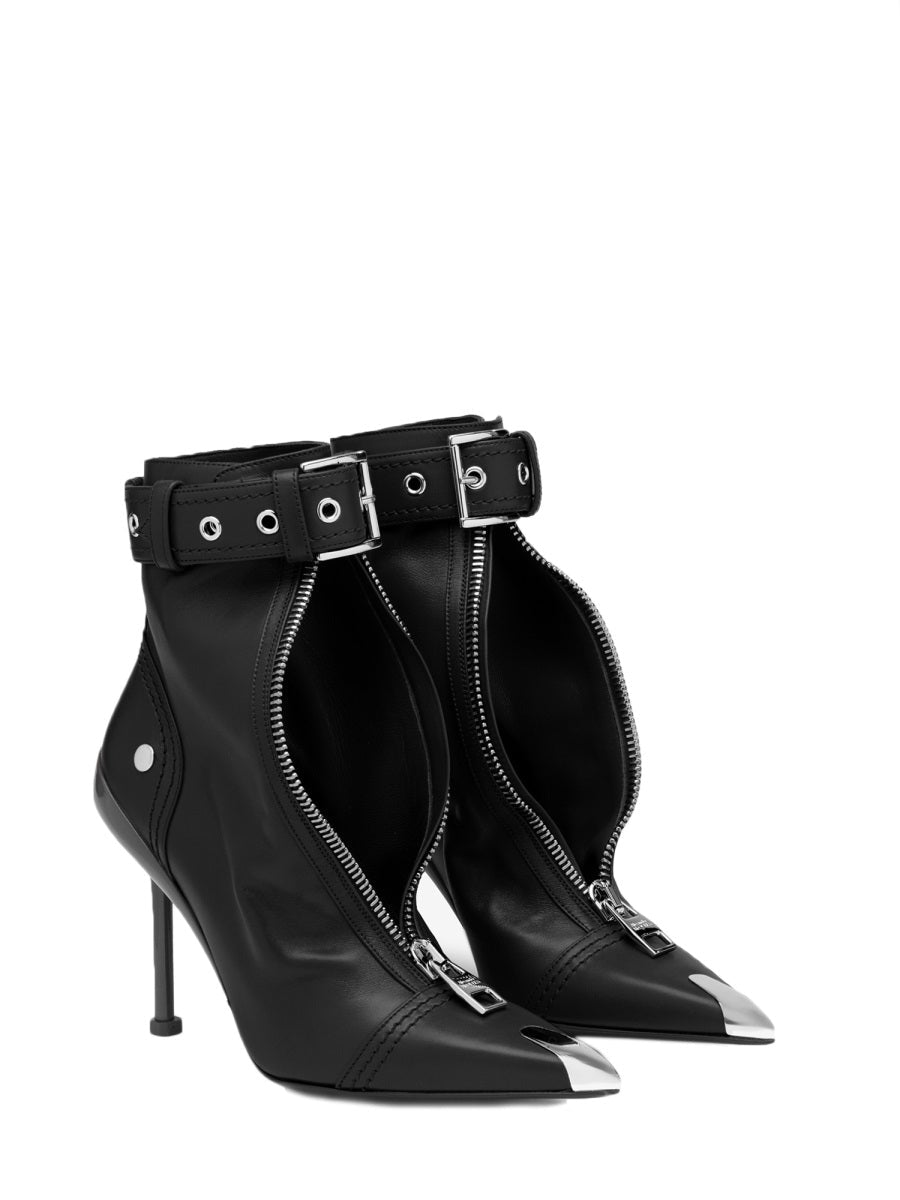 Alexander McQueen premium boots & booties detail and craftsmanship close-up