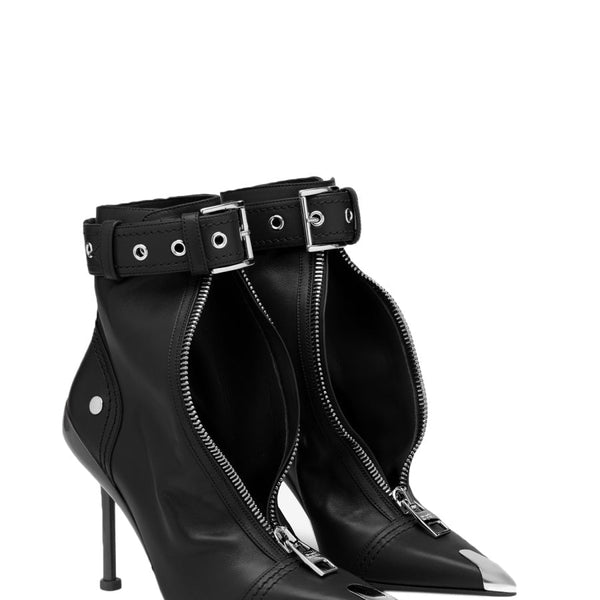 Alexander McQueen premium boots & booties detail and craftsmanship close-up