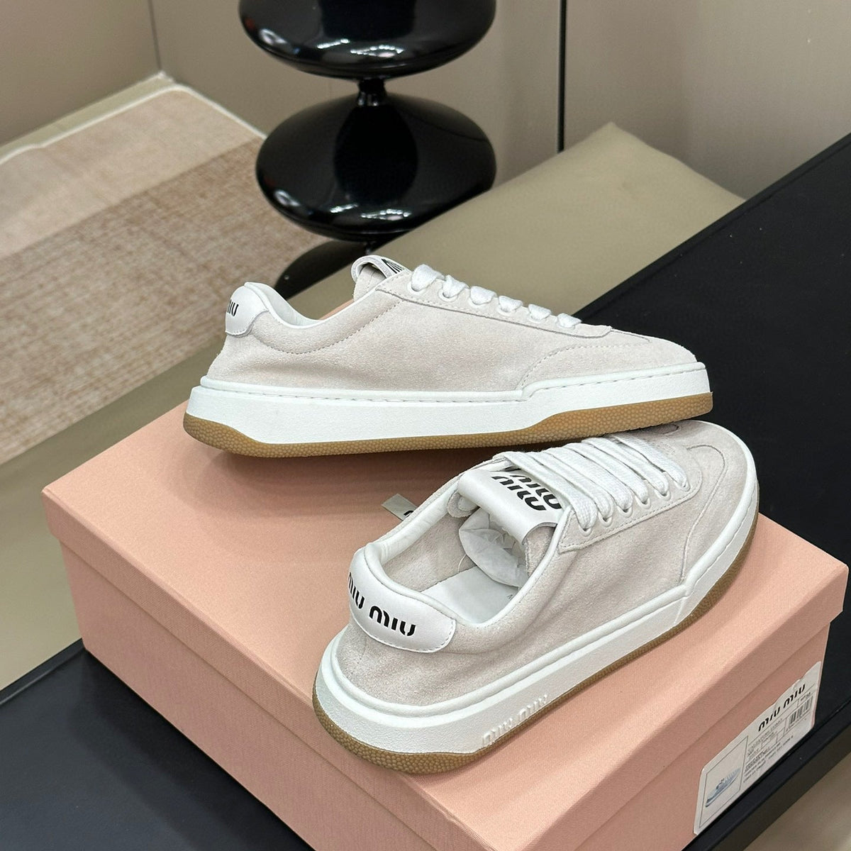 Shoes- Miu M Trainers Premium Designer Casual Shoes