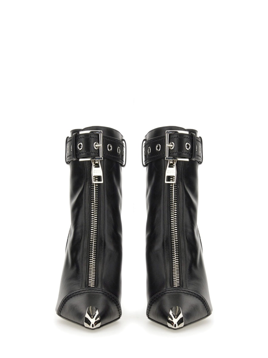 Alexander McQueen Shoes? Alexander Mcqueen Women Slash Biker Boot Luxury Lifestyle Designer Footwear