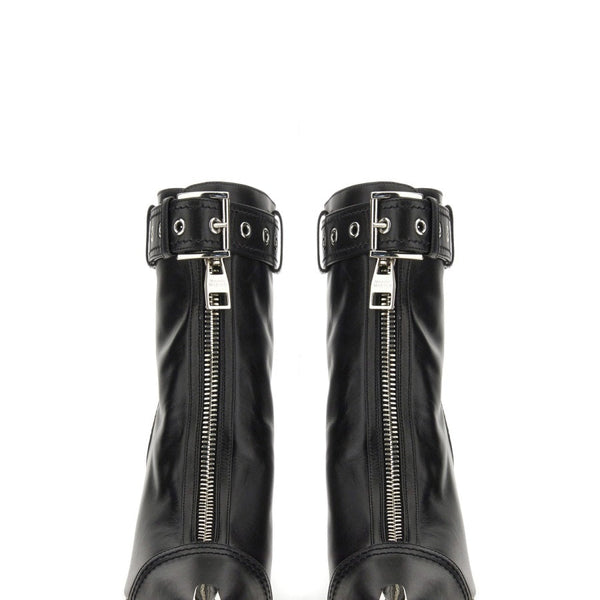 Alexander McQueen Shoes? Alexander Mcqueen Women Slash Biker Boot Luxury Lifestyle Designer Footwear