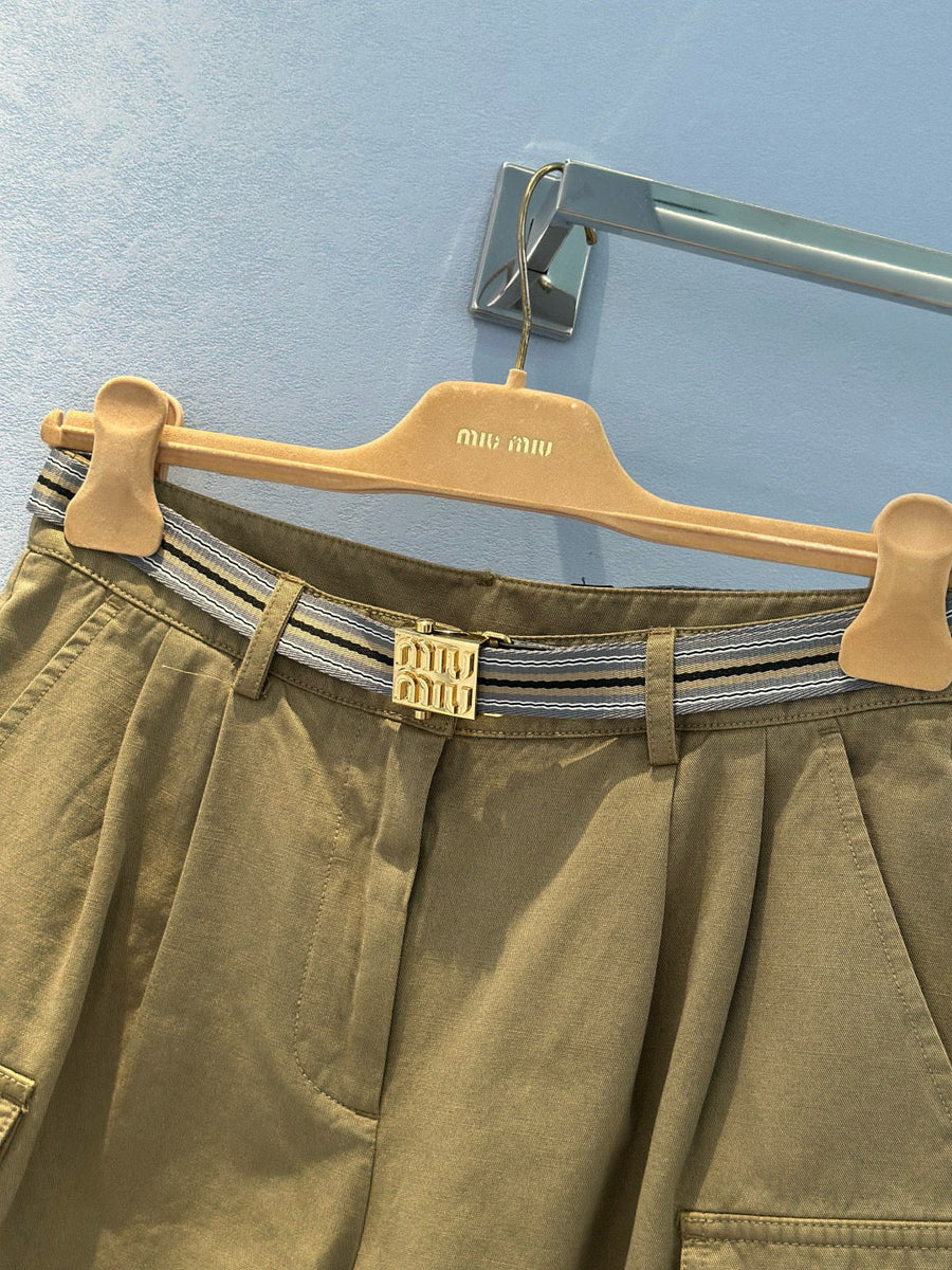 Shorts- Miu M Shorts Everyday Lightweight Designer Shorts