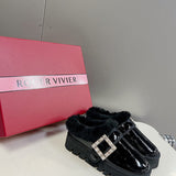 Close-up of Roger Vivier shoes craftsmanship