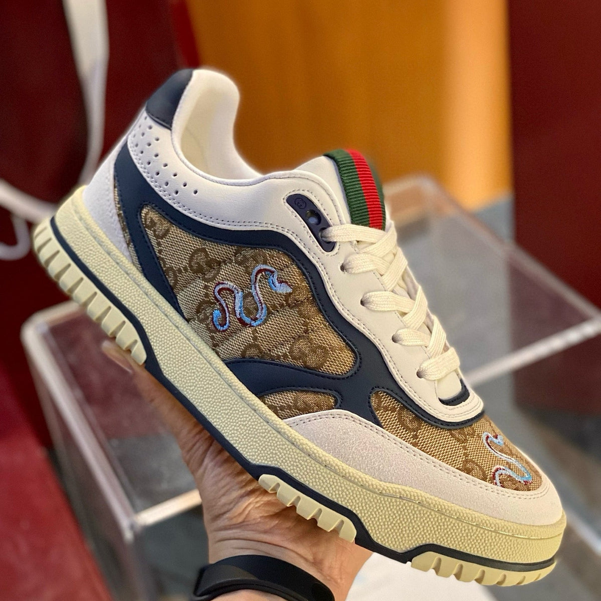 Gucci Shoes- Gucci Re Web Sneakers Comfortable Everyday Designer Shoes