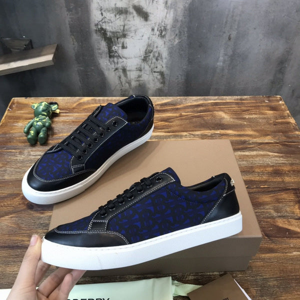 Burberry Red Low-Top Sneakers - Front View