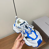 Balenciaga Beige High-Top Sneakers - Back View