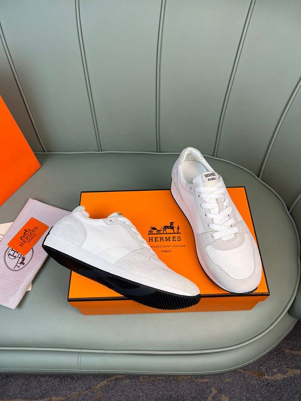 Hermès Grey Pointed-Toe Stiletto Heels - Lifestyle Styling Shot