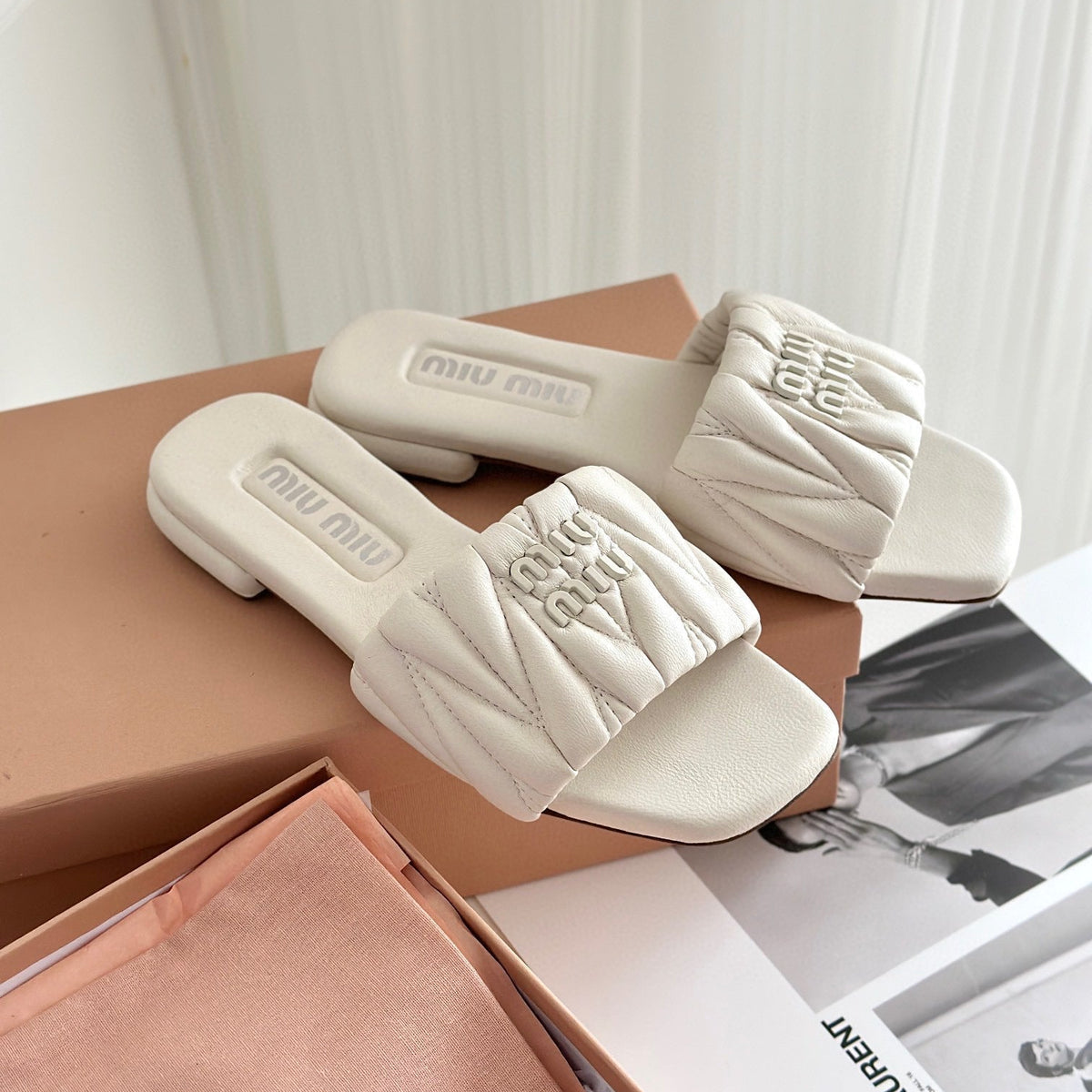 Shoes- Miu M Sandals Luxury Lifestyle Designer Footwear