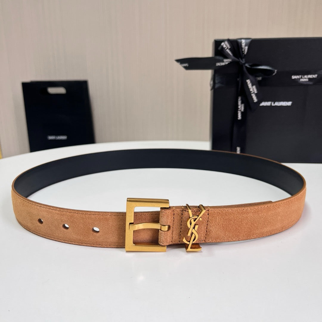 Saint Laurent Belts- Saint Laurent Belt 3 Cm Classic Everyday Designer Belt