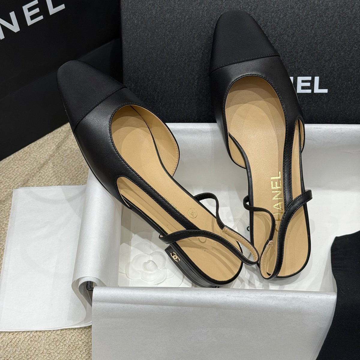 Chanel Shoes- Chanel Slingback Pumps Luxury Lifestyle Designer Footwear