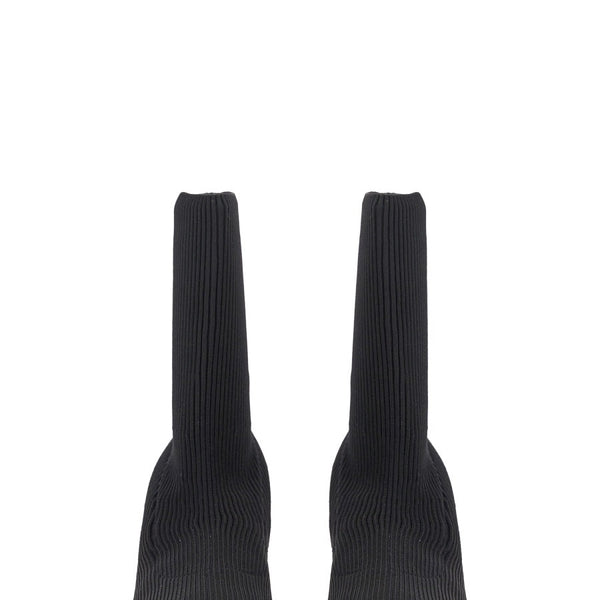 Close-up of Alexander McQueen boots & booties hardware and fine stitching