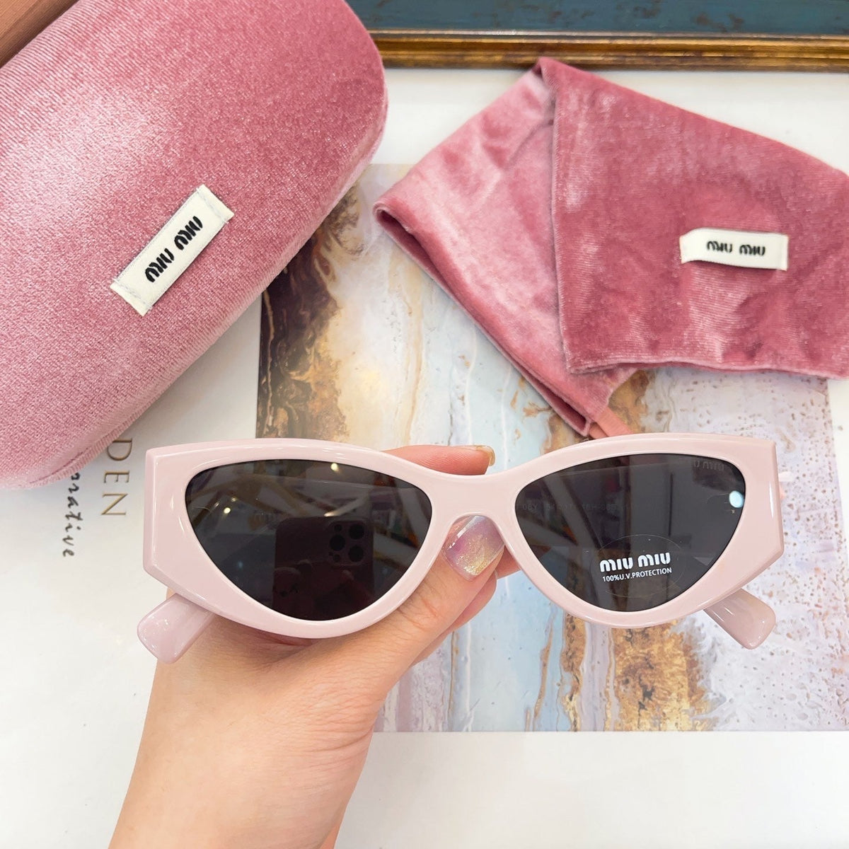 Sunglasses- Miu M Sunglasses Premium Fashion Designer Sunglasses