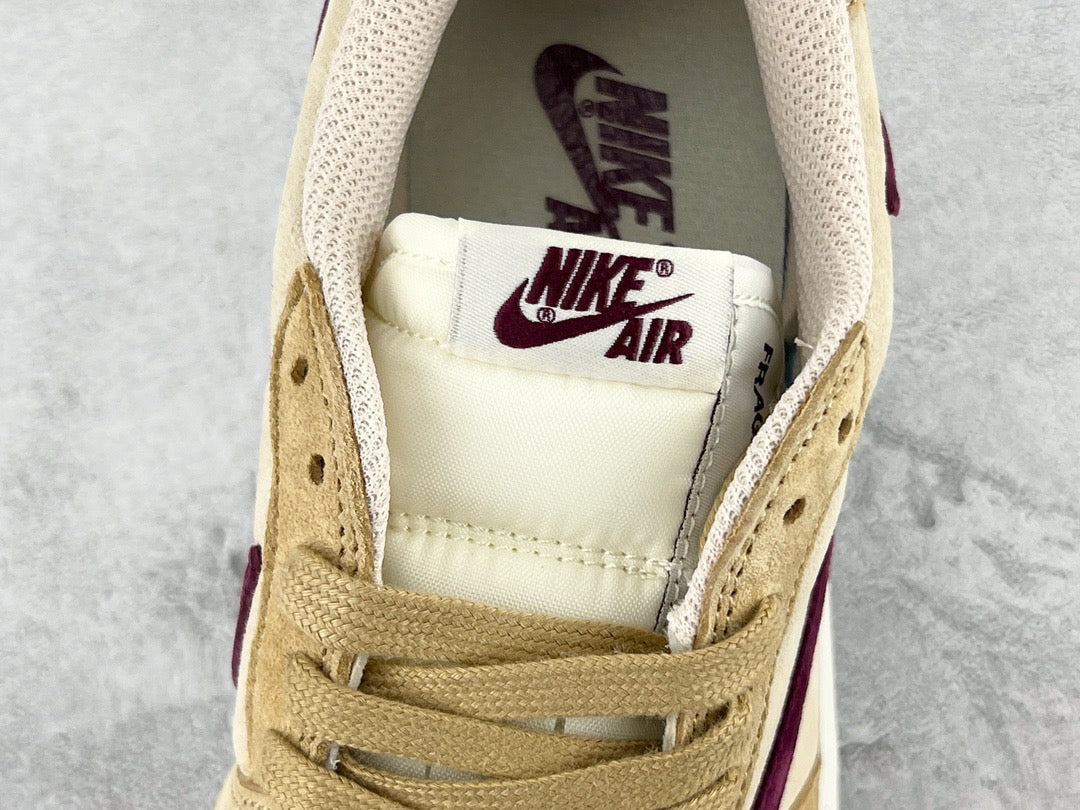 Jordan Shoes- Jordan Travis S x Jordan 1 Low Premium Designer Casual Shoes