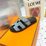 Hermès Tan Gladiator Sandals - Lifestyle Styling Shot