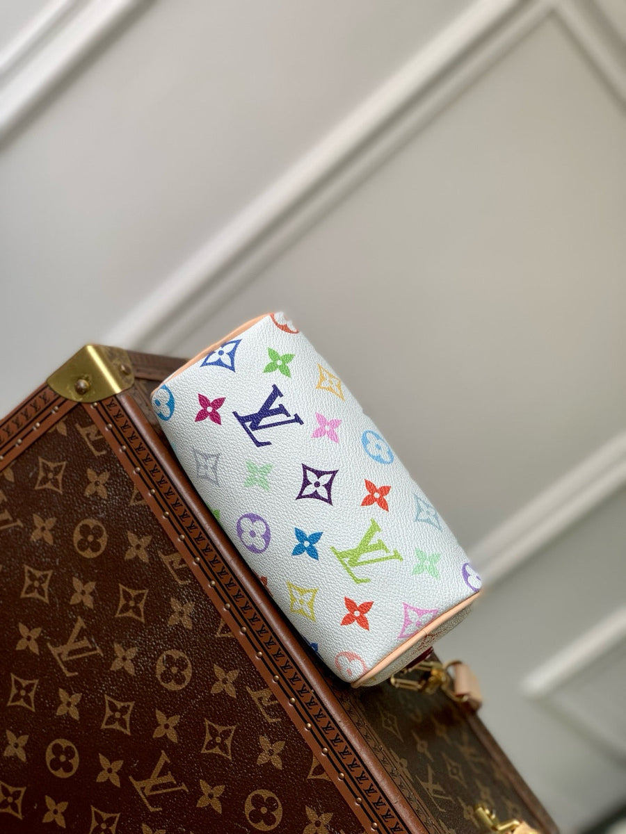 Louis Vuitton Bags- Louis Vuitton Lou x Murakami Nano Speedy Bag Luxury Designer Leather Handbag