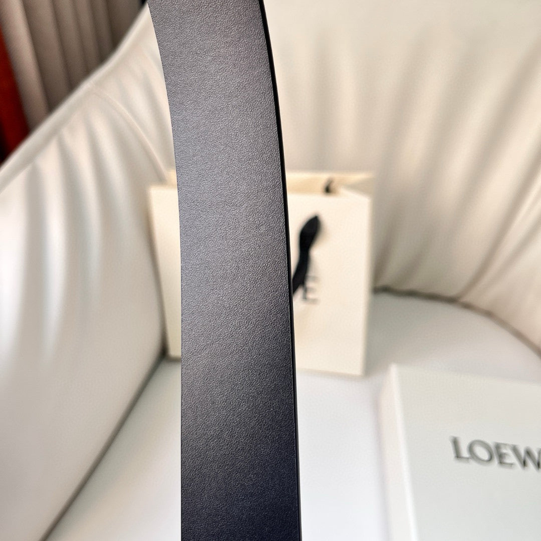 Belts- Loew Belt 3.5 Cm Premium Leather Designer Belt