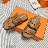 Hermes sandals Style 212 - styled lifestyle view