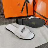 Hermes sandals Style 157 - logo and branding close-up