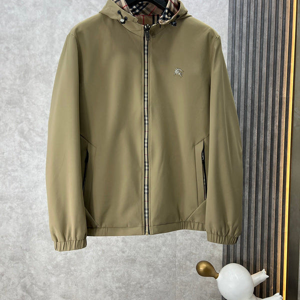 Close-up of Burberry designer clothing craftsmanship