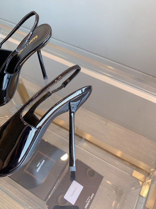 Saint Laurent luxury shoes detail shot