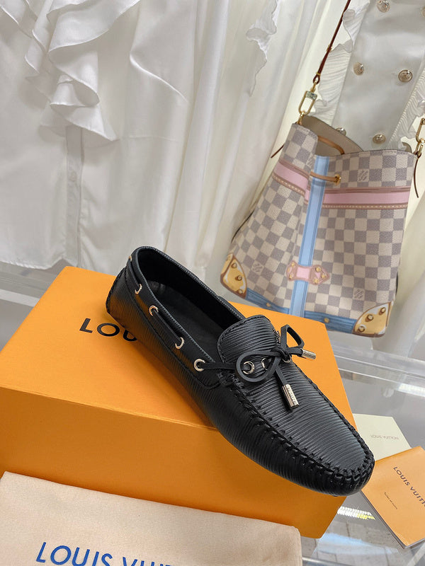 Louis Vuitton White Low-Top Sneakers - Full Silhouette View