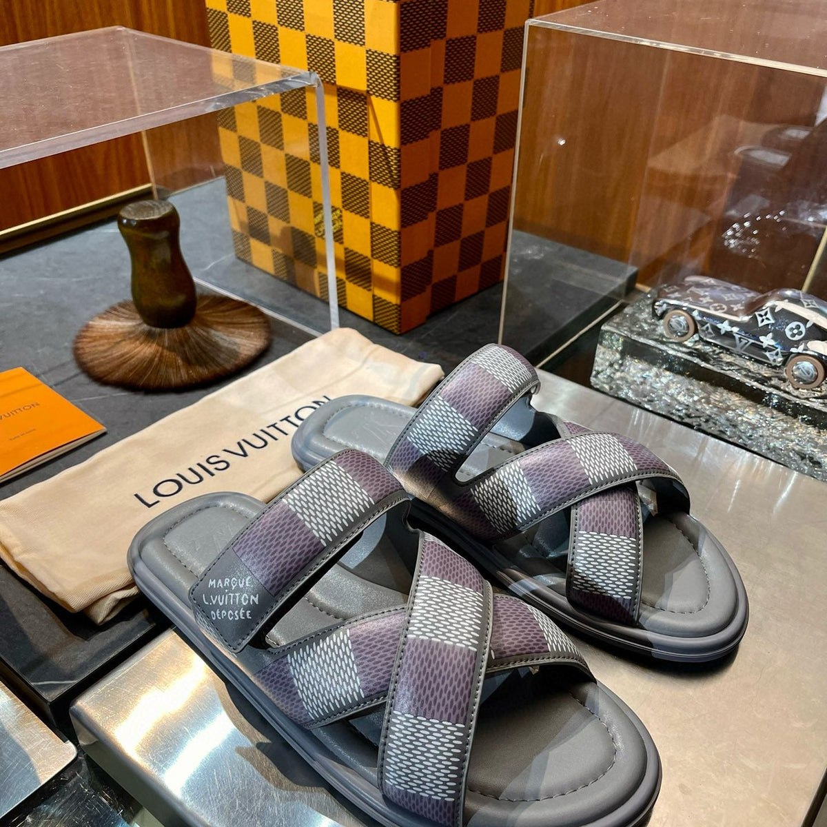 Louis Vuitton Shoes- Louis Vuitton Lou Venice Mule Comfortable Everyday Designer Shoes